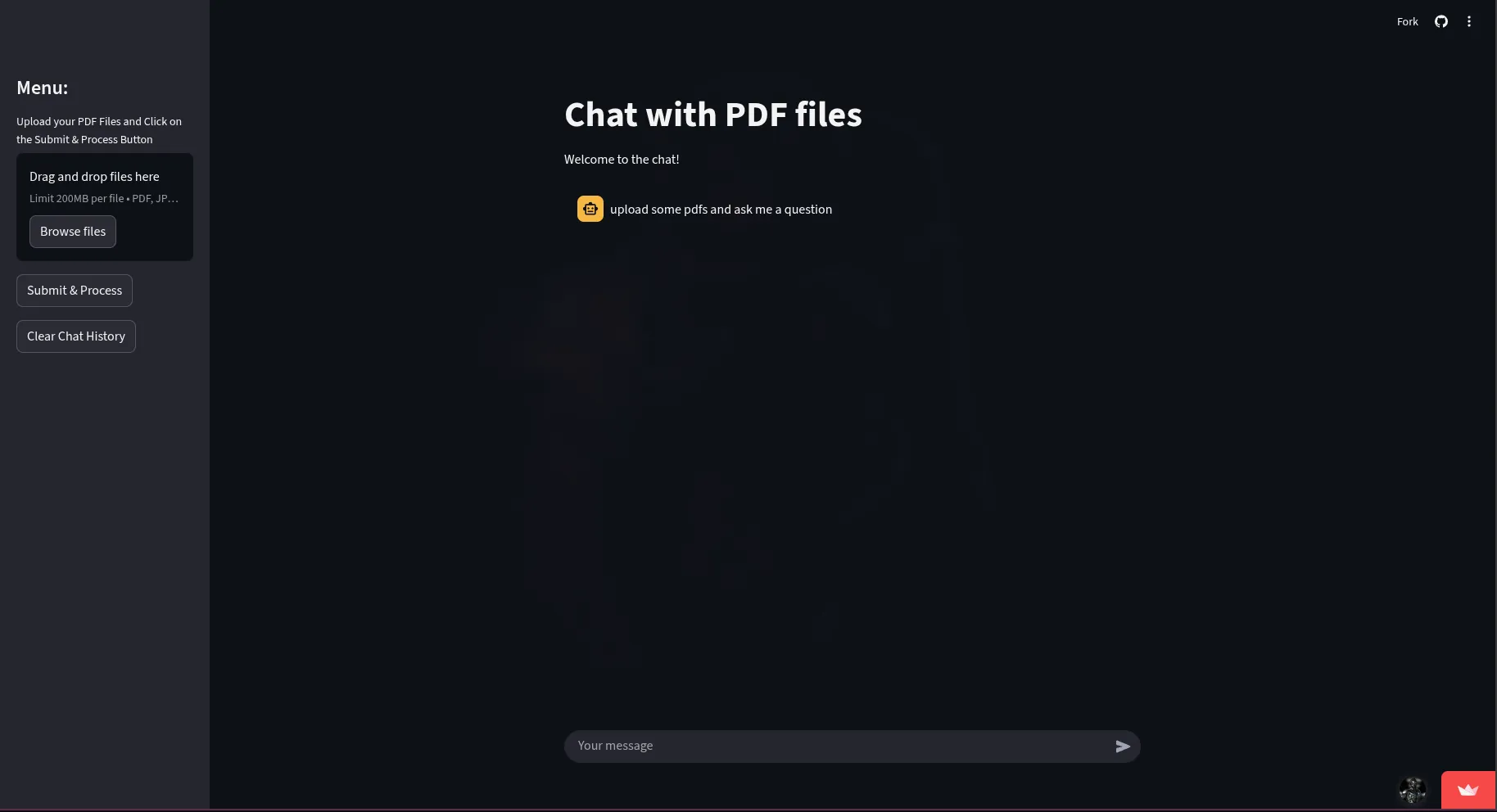 Chat w/ PDF screenshot 1
